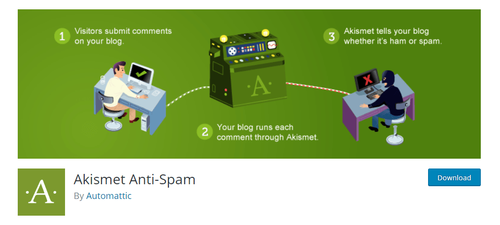 Akismet anti-spam - плагин от спама для WordPress