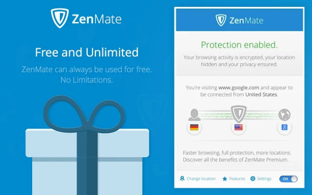 Бесплатные VPN для Chrome: ZenMate VPN