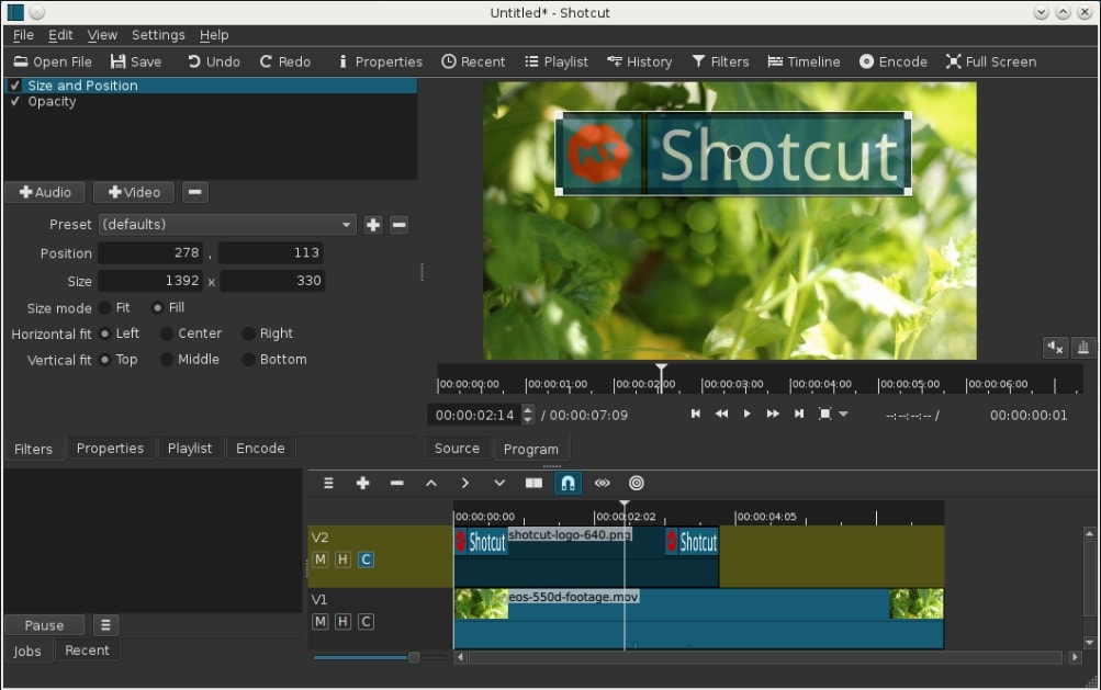 shotcut video editor