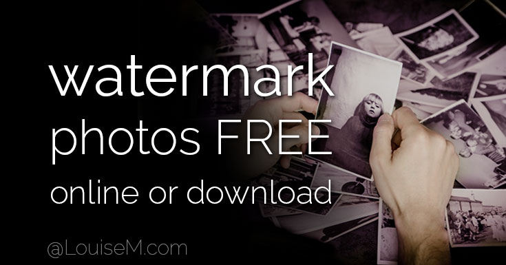 Free Watermark Software & Sites to Watermark Online 