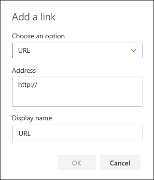 Add a URL link to the left navigation of a SharePoint team site